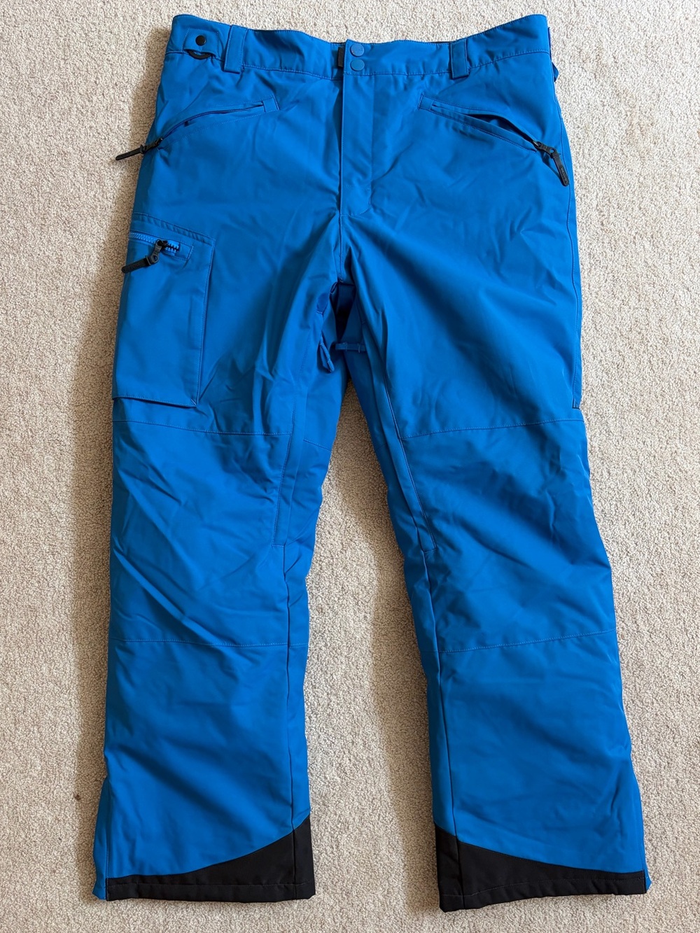 Ripzone Men's Blue Snowpants Fleece Lined Large